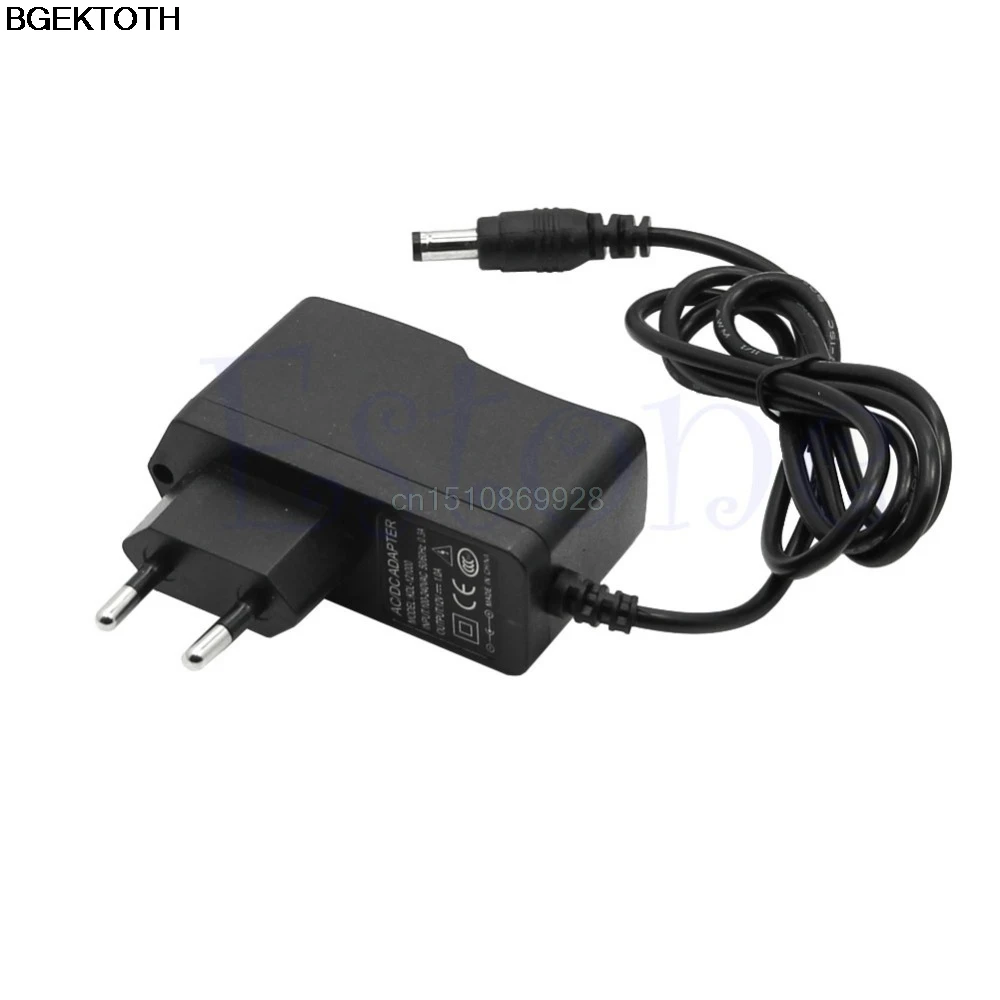 12V 1A источник питания AC 100-240V к DC адаптер ЕС вилка для 3528 5050 светодиодный полосы