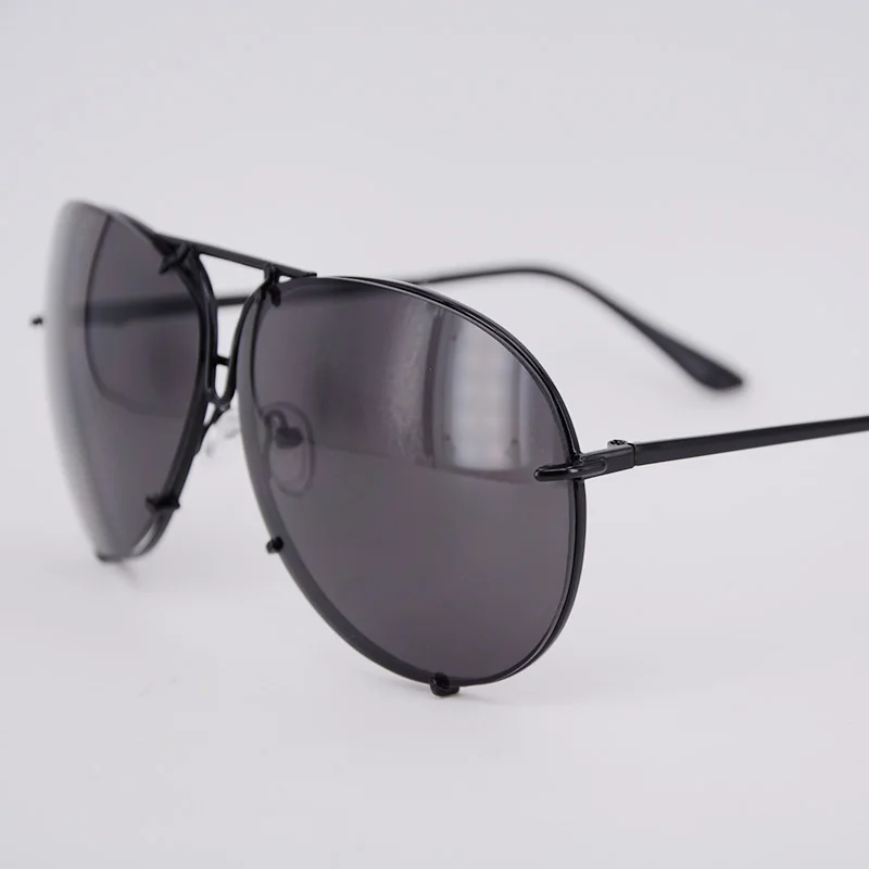 Designer Pilot Sunglasses for Woman and Man Black Women's Fashion Rimless Eye Glasses sale in high quality with case Brown | Аксессуары
