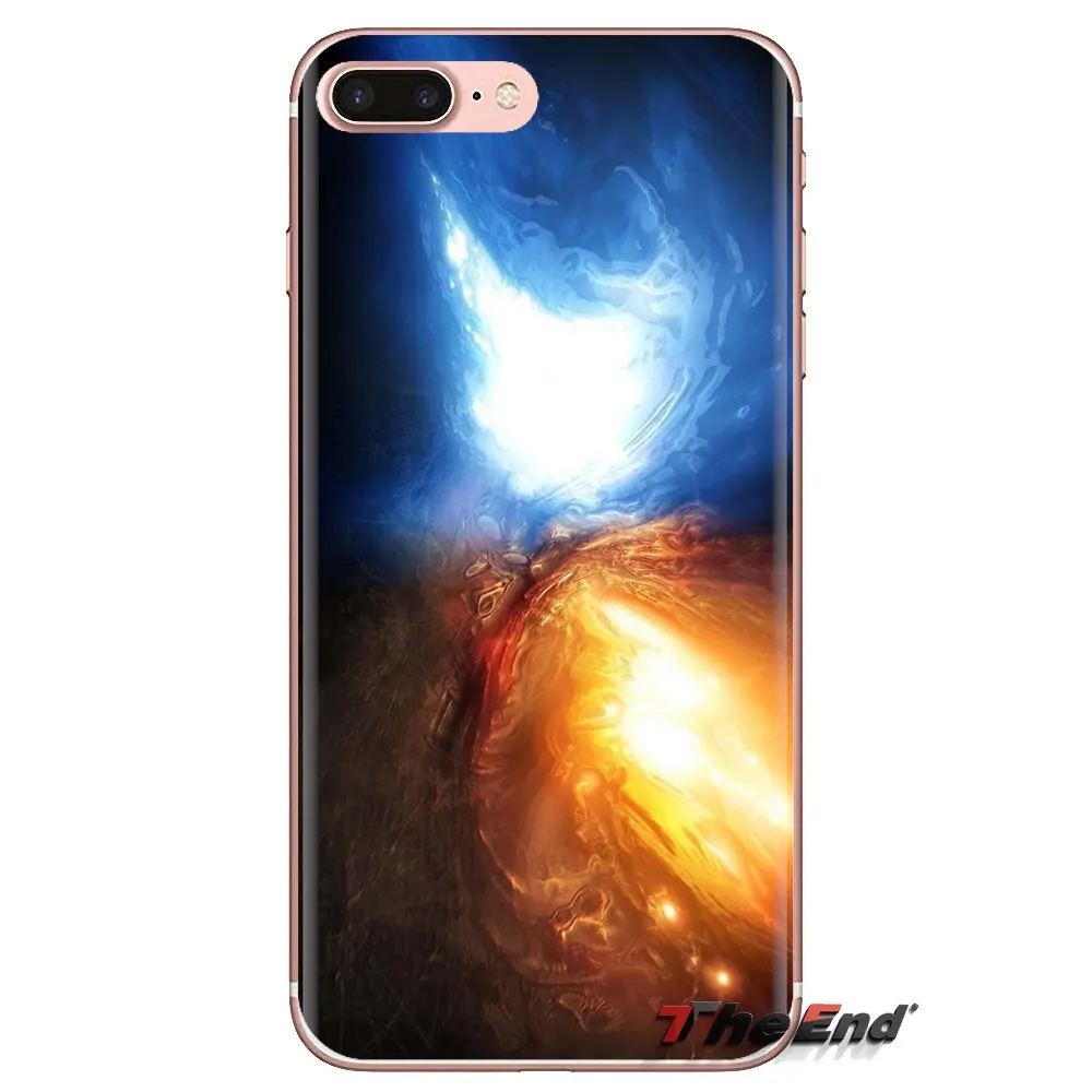 Transparent Soft Shell Covers Water And Fire Art For Samsung Galaxy S3 S4 S5 Mini S6 S7 Edge S8 S9 S10 Plus Note 3 4 5 8 9 |