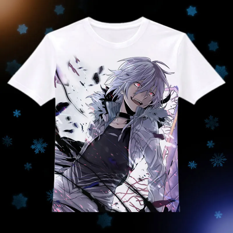 

Toaru Kagaku no Railgun T-shirt Anime Accelerator Misaka Mikoto Cosplay T shirts Casual To Aru Majutsu no Index Tops Tees New