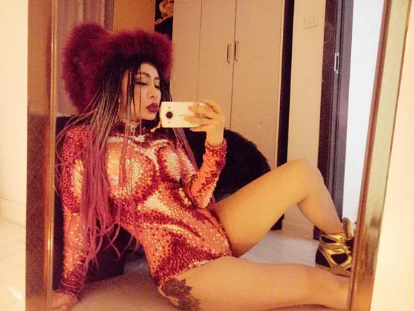 Боди со стразами красное блестящее с высокой вилкой|sexy full bodysuit|full bodysuitfull female bodysuit