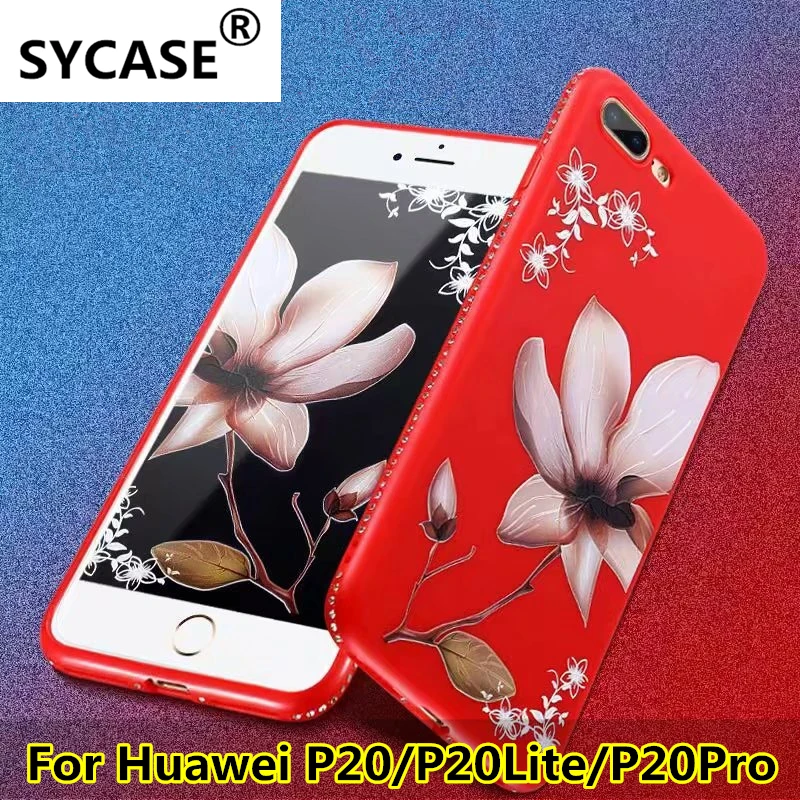 Sycase роскошный мягкий чехол для задней крышки huawei P20 P20Lite P20Pro стильная футболка с