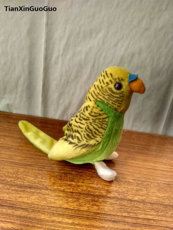small 12cm yellow parrot plush toy cute bird soft doll baby birthday gift b2838 | Игрушки и хобби