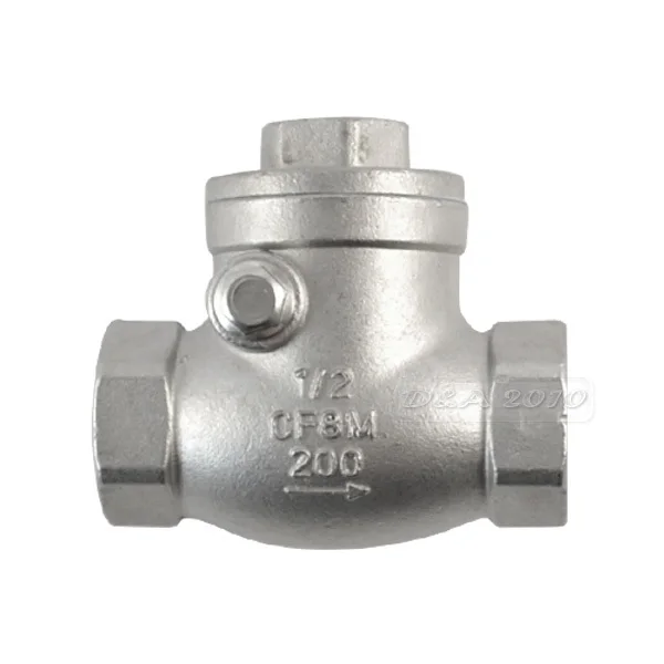 1/2 &quotповоротный обратный клапан WOG 200 PSI PN16 нержавеющая сталь SS316 CF8M swing check