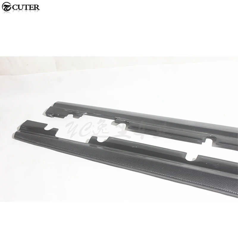 W176 A180 A200 A260 A45 углеродного волокна авто боковые юбки для Benz A250 спортивные бампер