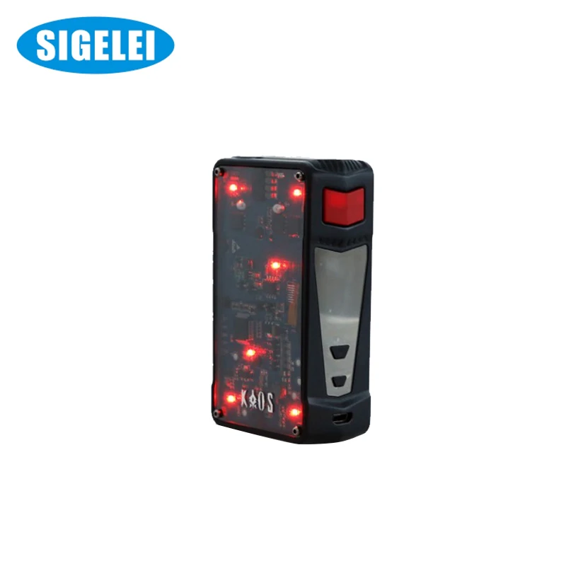 Оригинал Sigelei Kao Z TC Vape Box Mod elektronik sigara 200 Вт 510 нить без аккумулятора 18650 VS Smok Alien