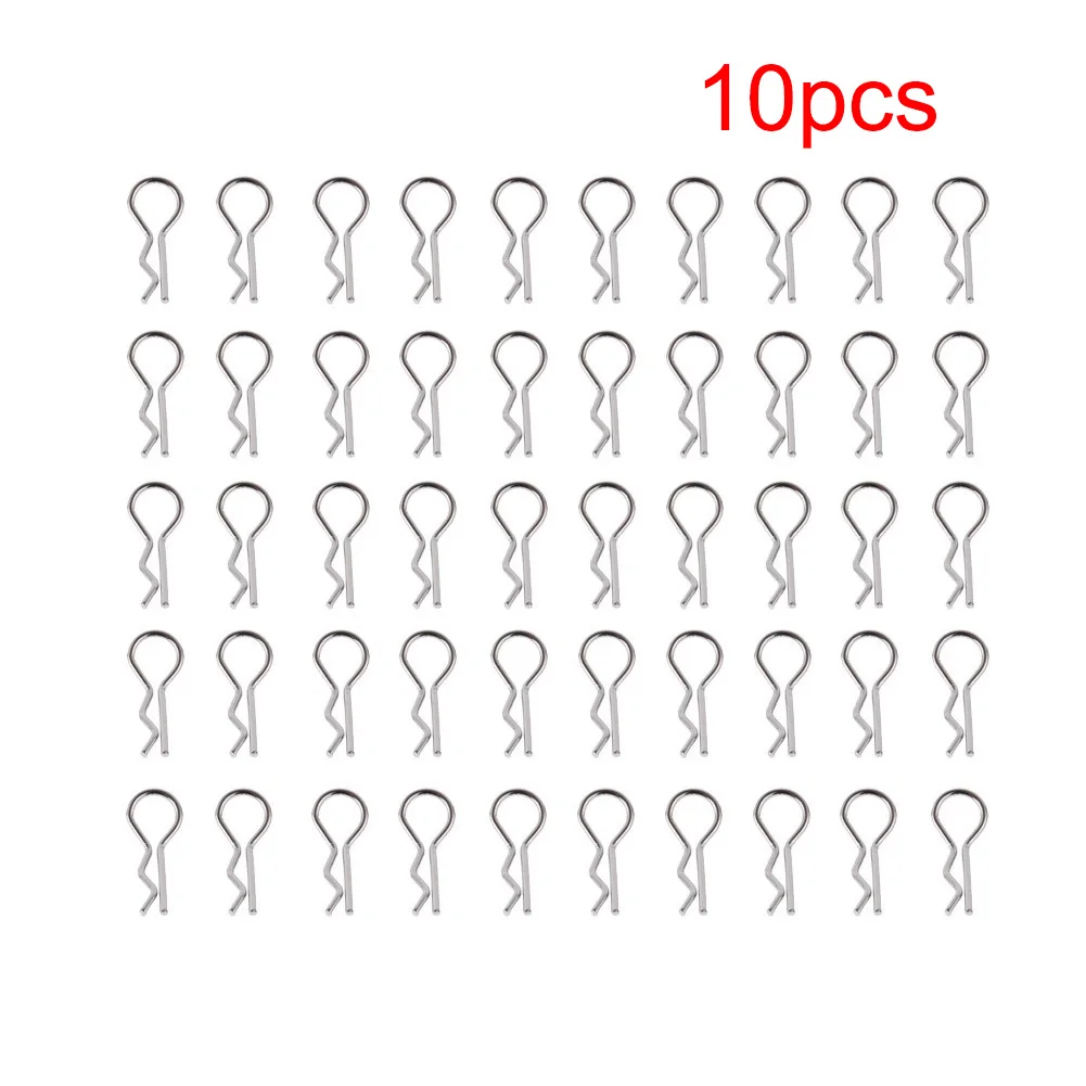 10 шт. R type зажимы для корпуса с алюминиевым креплением 1/10 RC автомобиля