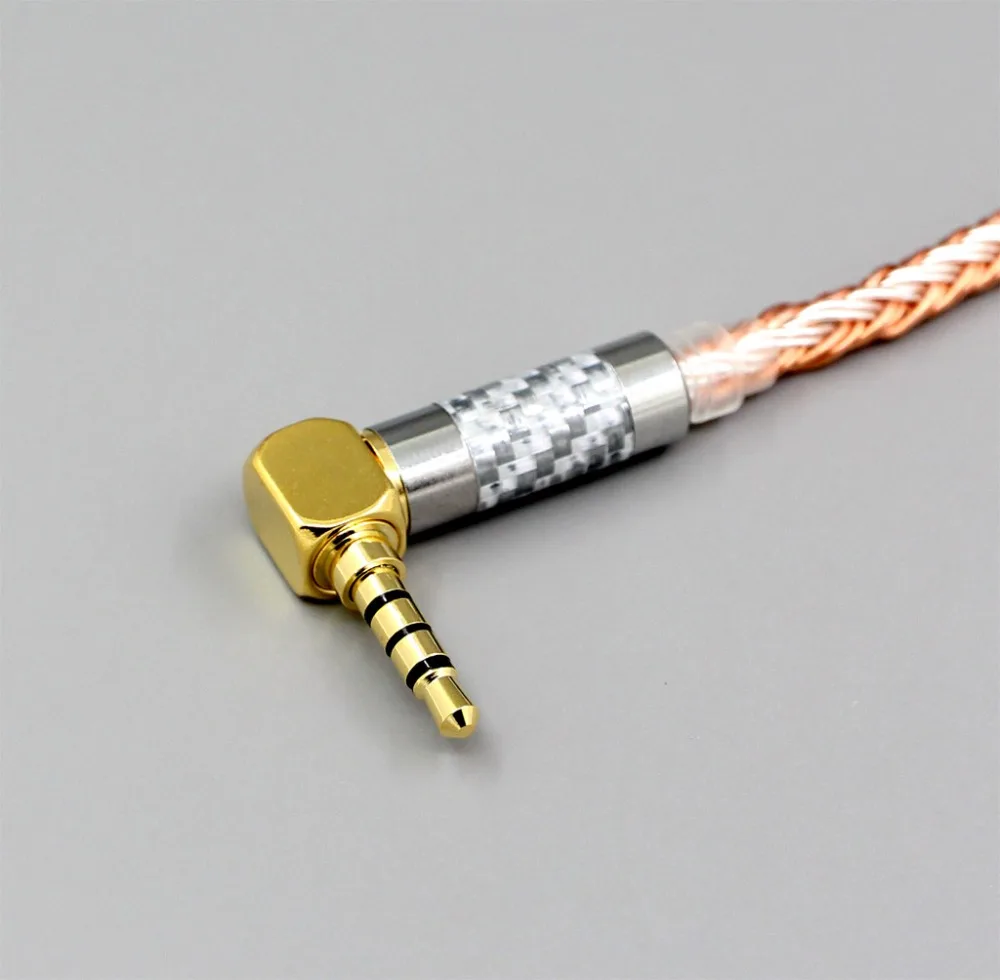 LN006394 3,5 мм 2,5 мм 4,4 мм XLR сбалансированный 16 ядер OCC посеребренный кабель для Audio-Technica ATH-ADX5000 ATH-MSR7b 770H 990H A2DC