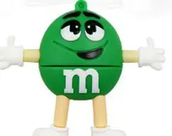 Usb 2.0 Usb флеш-накопитель с рисунком шоколада M& M, флеш-карта памяти, флеш-накопитель 32 ГБ, Usb флешка 64 ГБ, флешка 128 ГБ 16 ГБ 8 ГБ, флеш-накопитель, лучший подарок - Цвет: Usb 2.0
