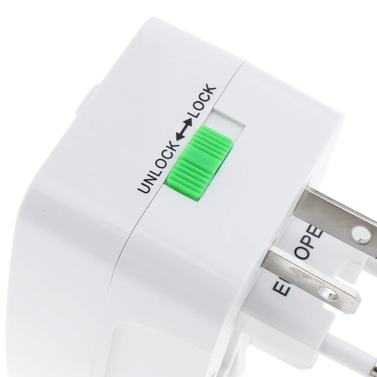 Универсальный адаптер для путешествий двойной usb порт Белый питания переменного