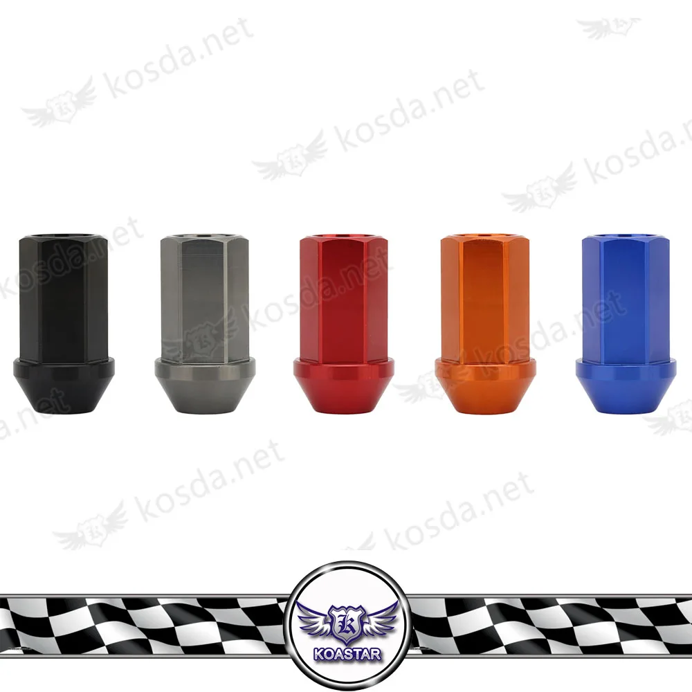7075 Aluminum Alloy Wheel Lock Nuts Dura 42mm With Ray Logo M12xP1.5 | Автомобили и мотоциклы