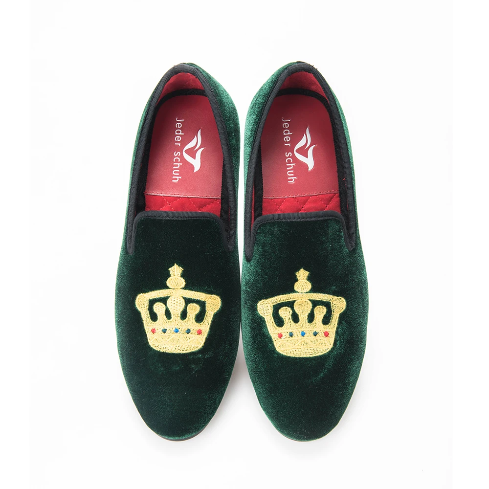 Бархатные туфли мода Золотая Корона дизайн мужские на плоской подошве для мужчин