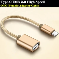 usb 2 0 high speed type c otg adapter micro usb female to type c male converter for samsung galaxy note 8 s8a5a7oneplus 5lg