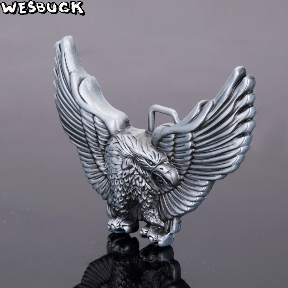 WesBuck бренд большой орел металлические пряжки ремня для мужские Юнисекс Western Buckles в