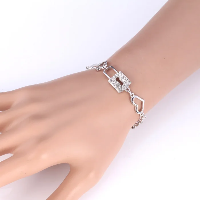 Браслет-цепочка и звено для женщин со стразами | Украшения аксессуары