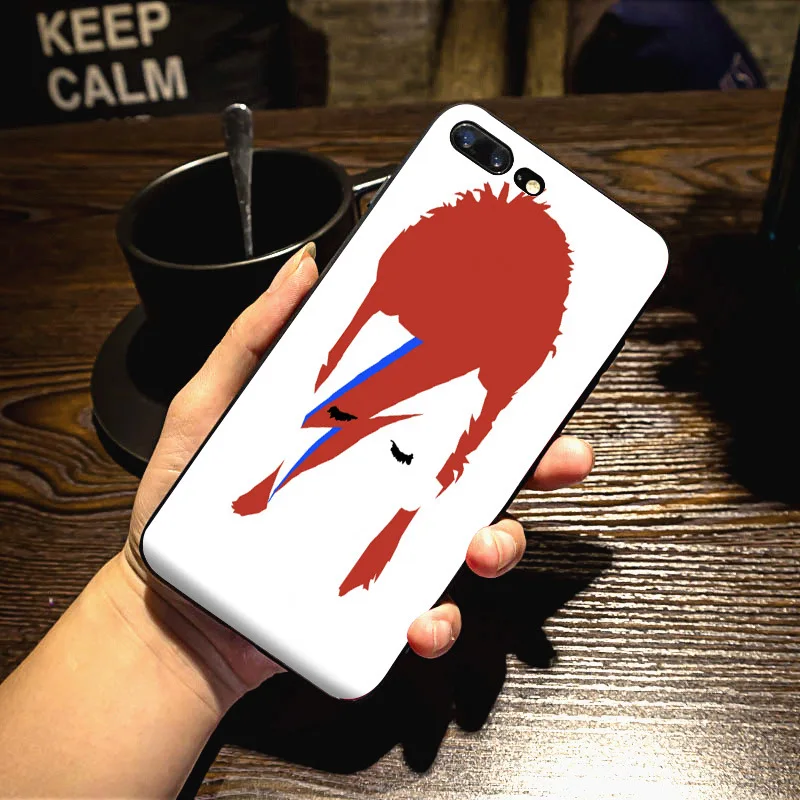 MaiYaCa David Bowie изумительное новое поступление чехол для телефона iPhone 8 7 6 6S Plus X 10 5 5S SE