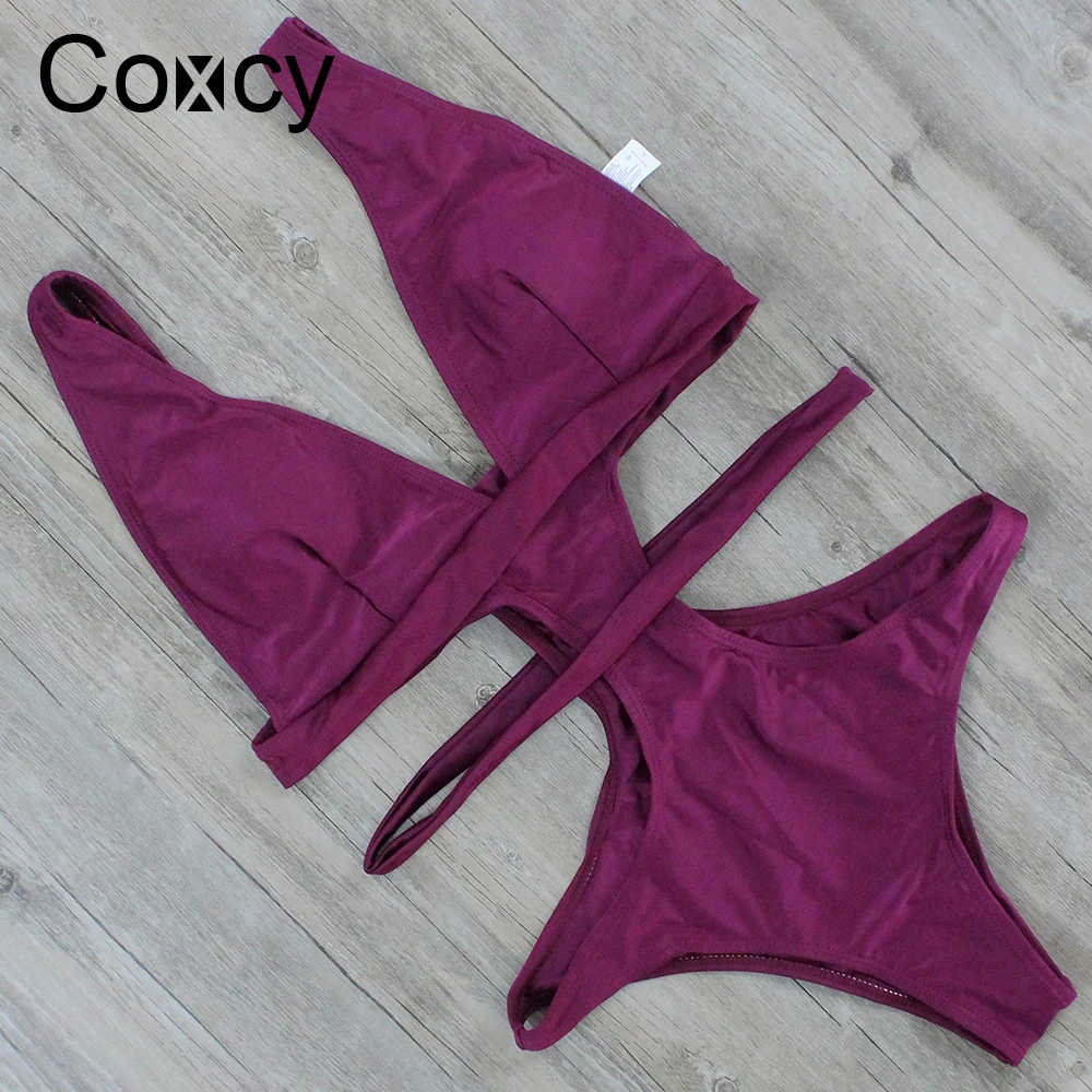 Coxcy Новый Для женщин пикантные Одна деталь Купальник Лето Купальники для малышек