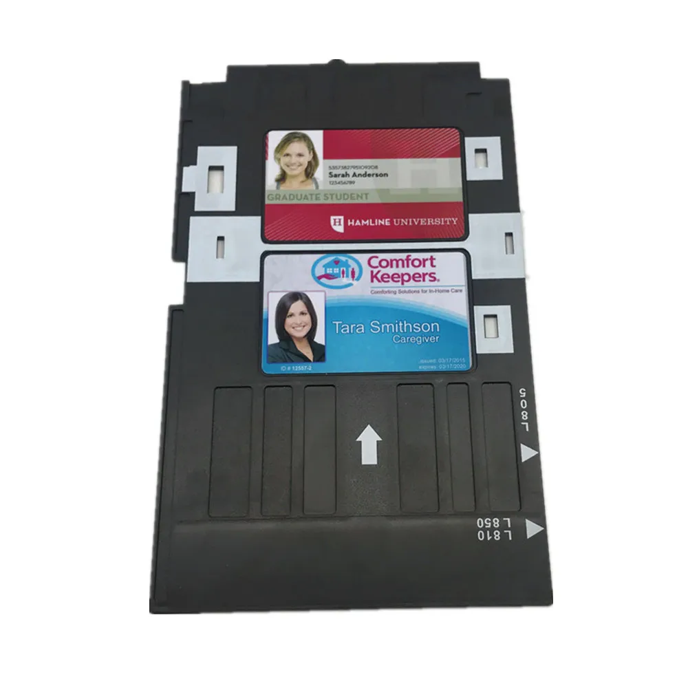 ПВХ ID карты лоток для Epson L800, L801, L805, L810, L850 струйных принтеров для печати Пустой CR80 Размер струйных ПВХ карт членская карта