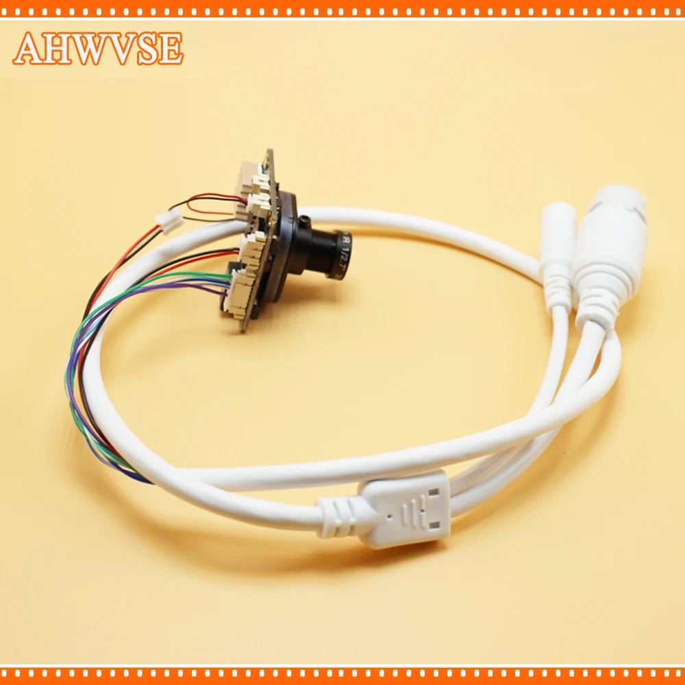 AHWVSE Hi3516C + IMX322 1080P 25Fps плата модуля ip камеры 2 8 мм объектив 720P 960P CCTV с кабелем LAN 16 ONVIF