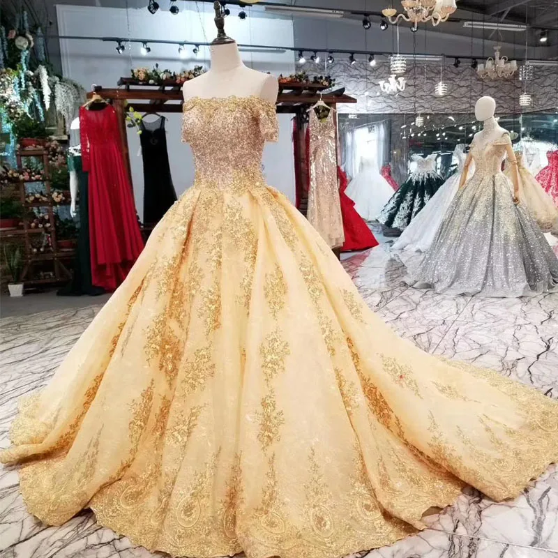 Вечерние платья золотистого цвета 2018 элегантные вечерние кружевные с открытыми