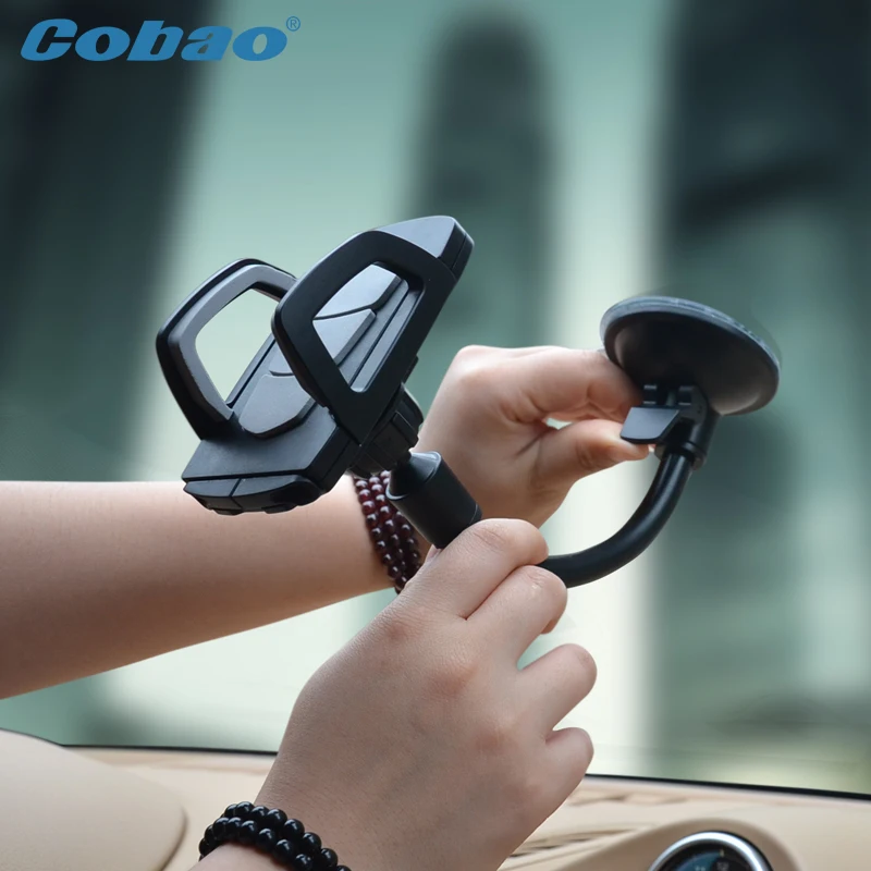 Cobao Универсальный автомобильный держатель лобовое стекло мобильного телефона
