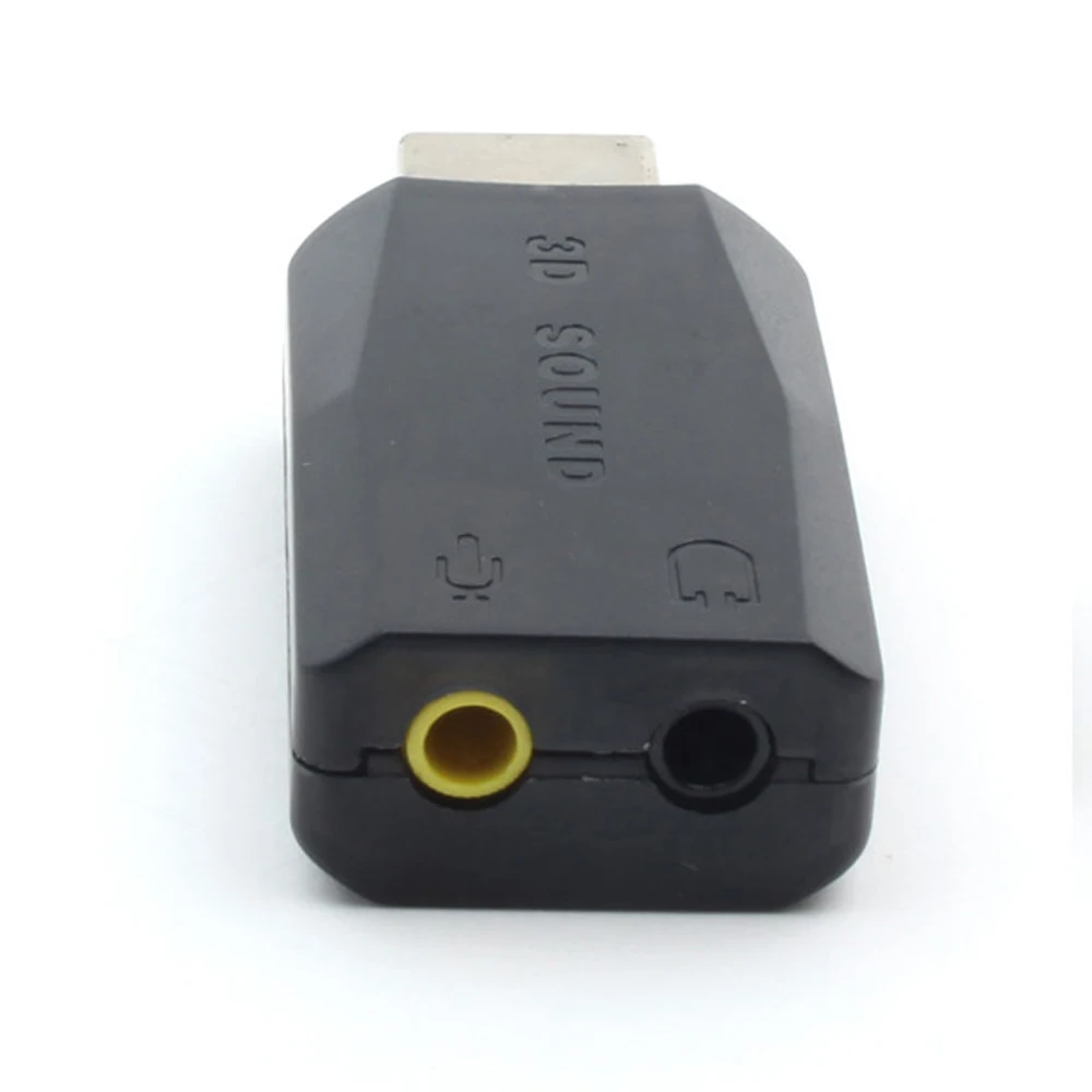 Новинка USB цифровой 2 0 к 3D аудио звуковой адаптер карта виртуальный динамик 5 1