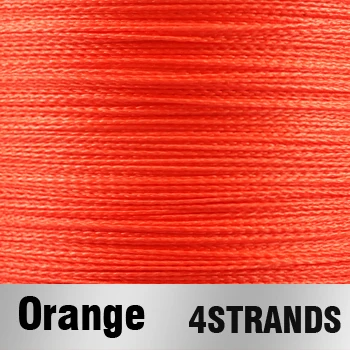 Orange-X4 4 нити 8 прядей 300 м JOF PE многоцветная плетеная леска Улучшенный Экстремальный сильный сверхмощный - Цвет: Orange-X4