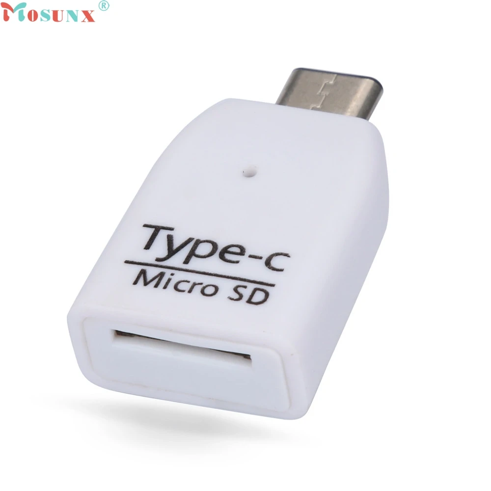 Mosunx Заводская цена мини Type C Micro SD TF устройство для чтения карт памяти OTG адаптер USB