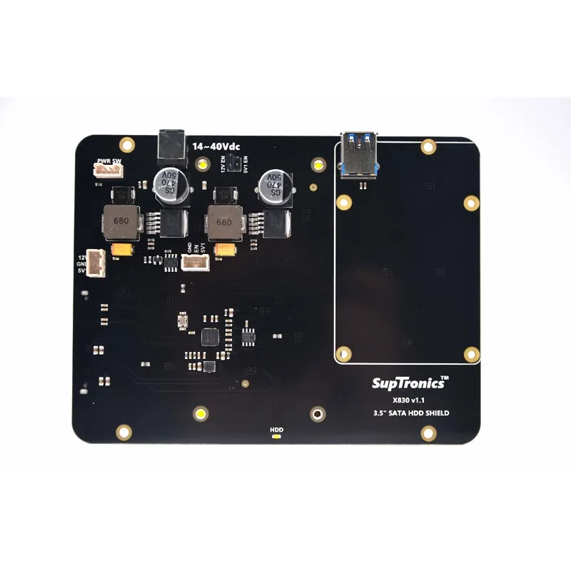 Плата расширения для хранения Raspberry Pi 3 5 &quotSATA дюйма HDD модуль X830 ПК с разъемом