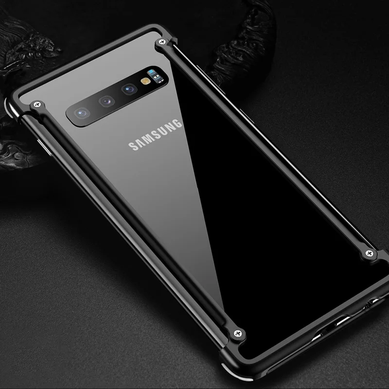 Оригинальный алюминиевый металлический чехол бампер для Samsung Galaxy S10e роскошный
