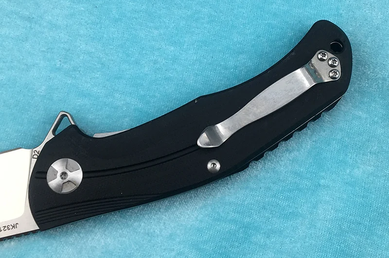 LEMIFSHE JK3215G10 откидной складной нож D2 лезвие Титан метеорит узор ручка кухня на открытом воздухе полезные фрукты Ножи EDC T