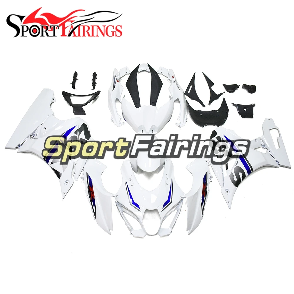 ABS Пластиковые обтекатели для Suzuki GSXR1000 2017 2018 2019 впрыски мотоциклов Cowlings белый