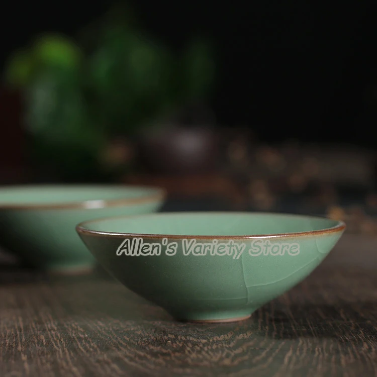 55 мл сливы Бамбуковая Шляпа чашка чайные и рисунком кунг фу сервизы из китайского