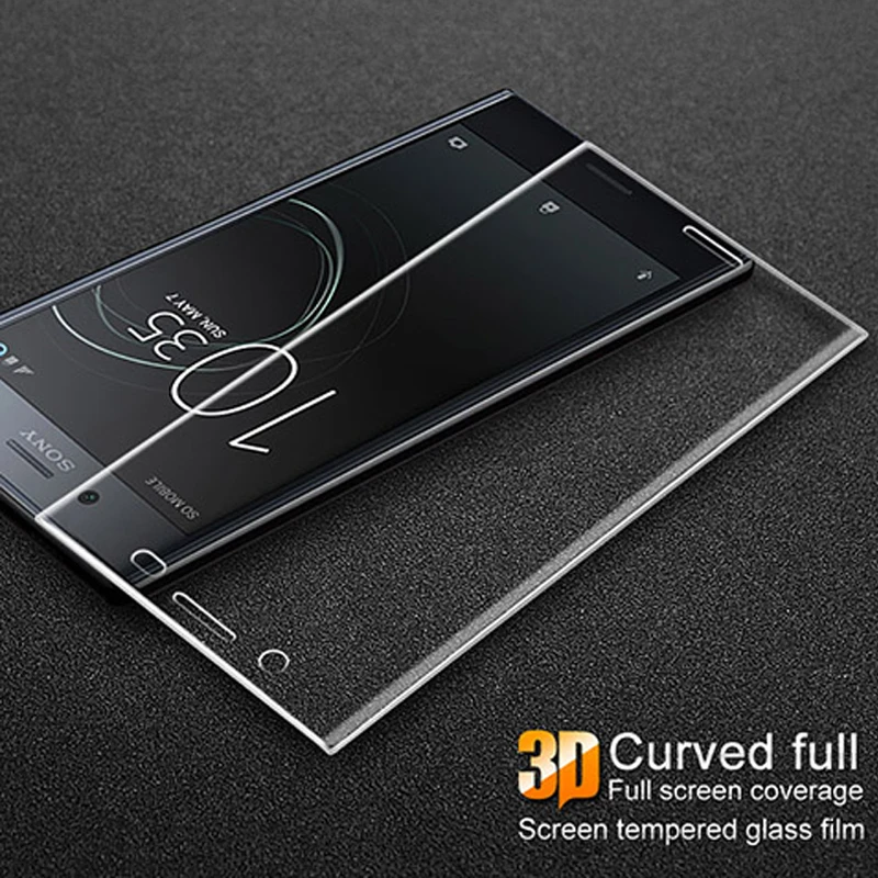 3D изогнутое закаленное стекло для Sony Xperia XZ полноэкранная Защитная пленка