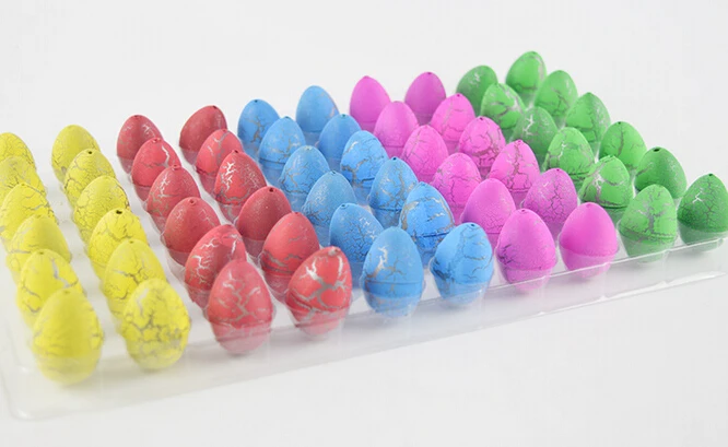 6 шт. волшебное яйцо динозавра для выращивания в воде разноцветный динозавр с