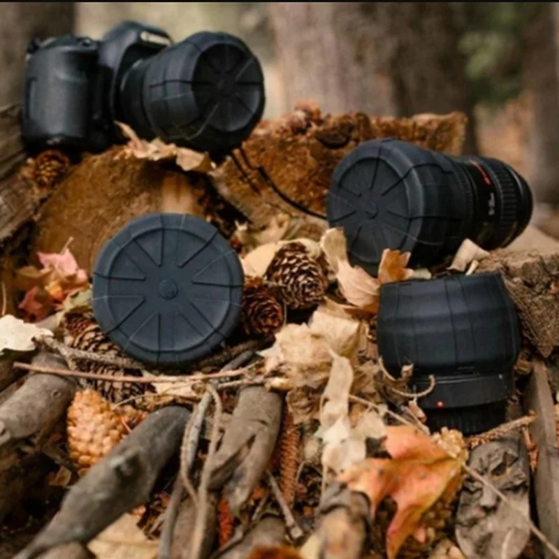 Универсальная крышка для объектива для DSLR Canon Nikon sony Pentax Olympus Водонепроницаемая Противоударная силиконовая резиновая крышка для объектива