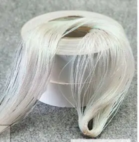 White 1 мм толщиной DIY 1000 м Золото Серебро карта ремесло подарок шнур тег нить Bauble Рождественский Декор - Цвет: White