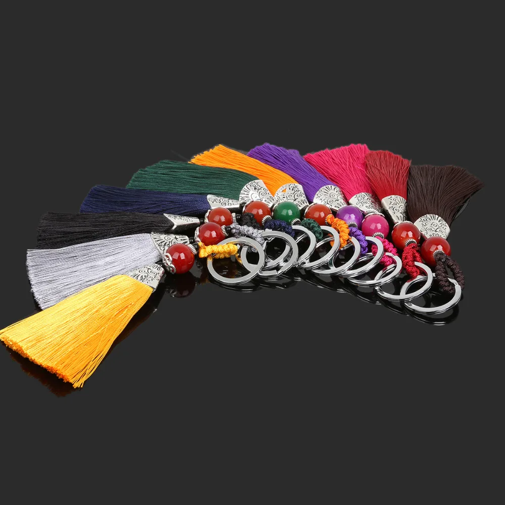 Bohemia Style 130mm Long Tassel Retro Decorative Pendant /Jewelry Home Textil Bags Garment Key Rings Crafts DIY Accessories | Дом и сад