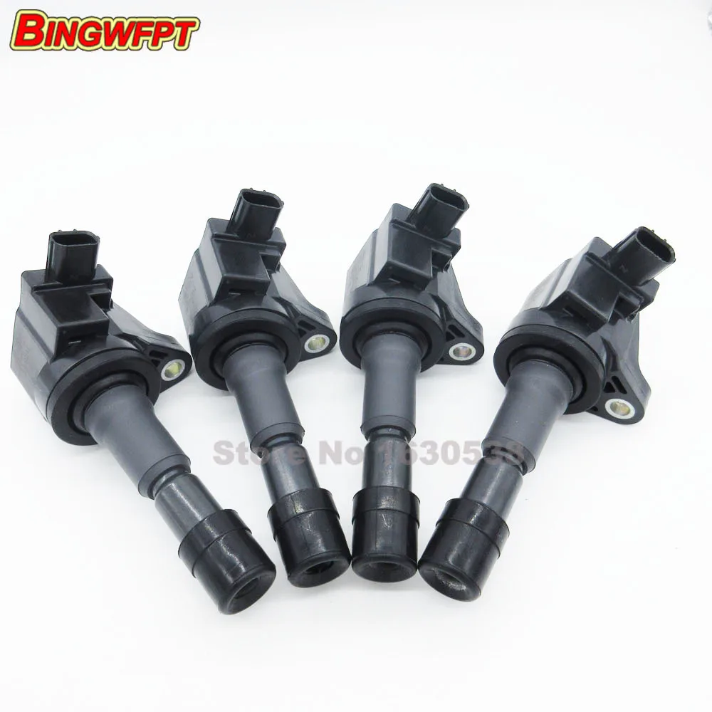 

High quality 4Pcs/lot Ignition Coil For Honda Fit 2007 2008 1.5L L4 30520-PWC-003 CM11-110