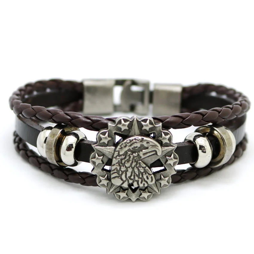 Новинка 2016 мужские аксессуары браслет с орлами модный Мужской Женский