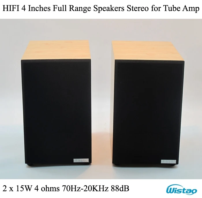 IWISTAO HIFI 4 дюймовые полнодиапазонные колонки стерео Ом 70 Гц 20 кГц 88 дБ 2x15 Вт для