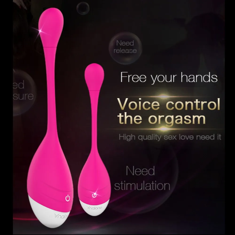 Вибратор для влагалища Nalone силиконовый вибратор с 7 скоростным голосовым пультом