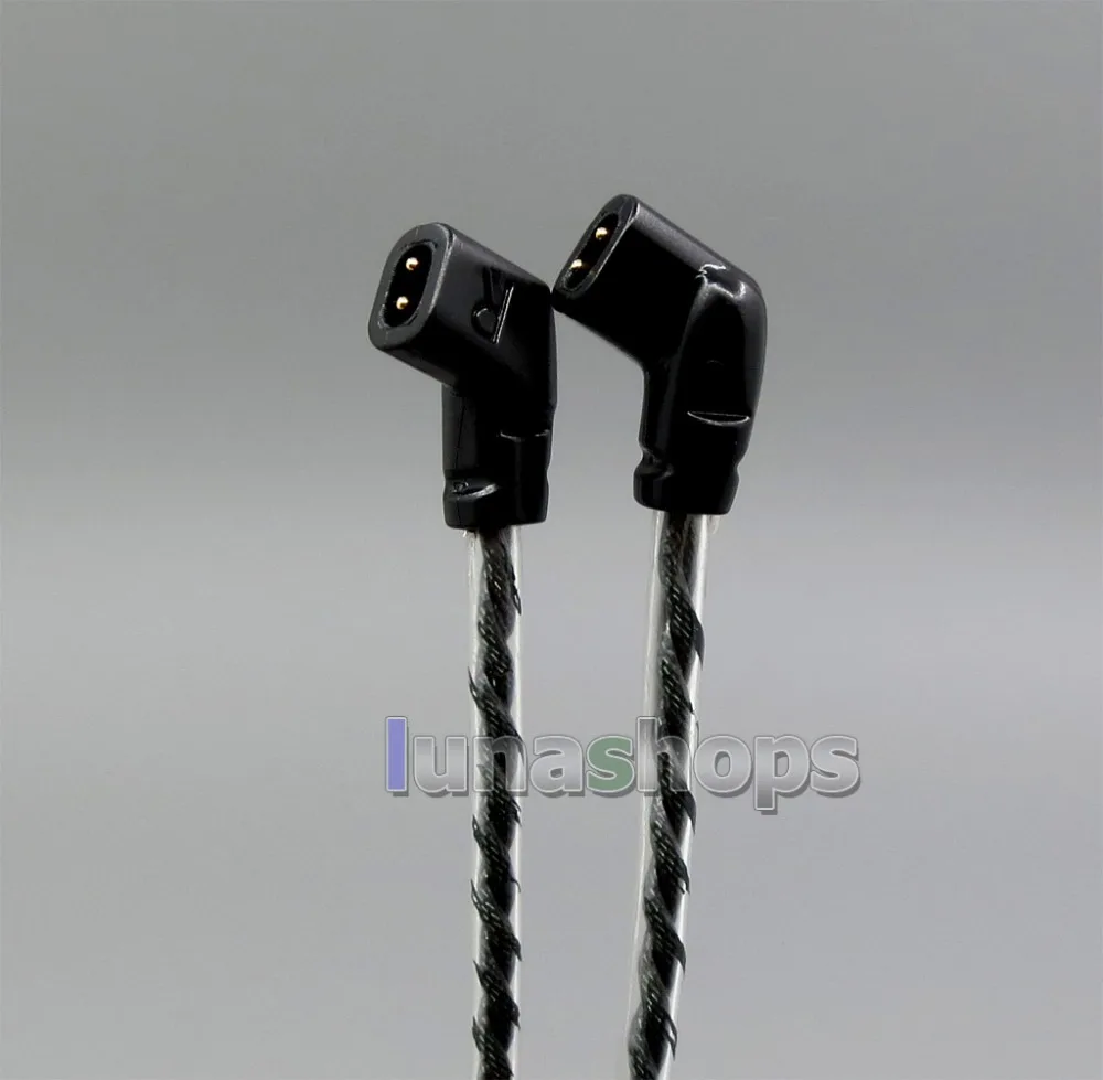 LN005641 3 5 мм 2 mmEarphone посеребренные OCC смешанные Фольга полиуритановый кабель для UE18