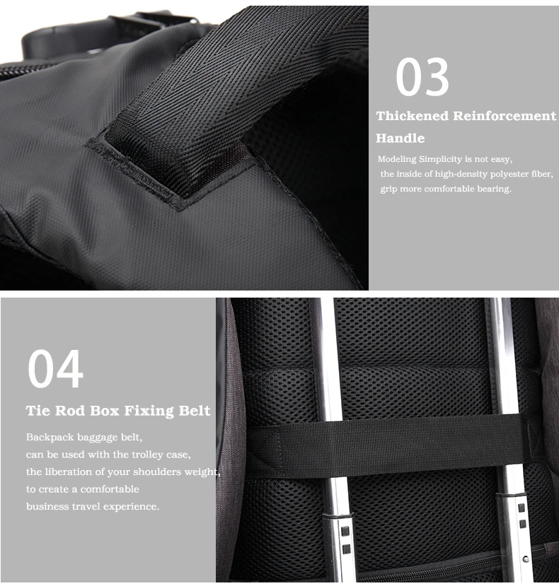 Рюкзак ozuko, водонепроницаемый, мужской, Mochila, внешний, USB, зарядка, 15,6 дюймов, рюкзак для ноутбука, школьный, Повседневный, школьный, анти-вор, рюкзак