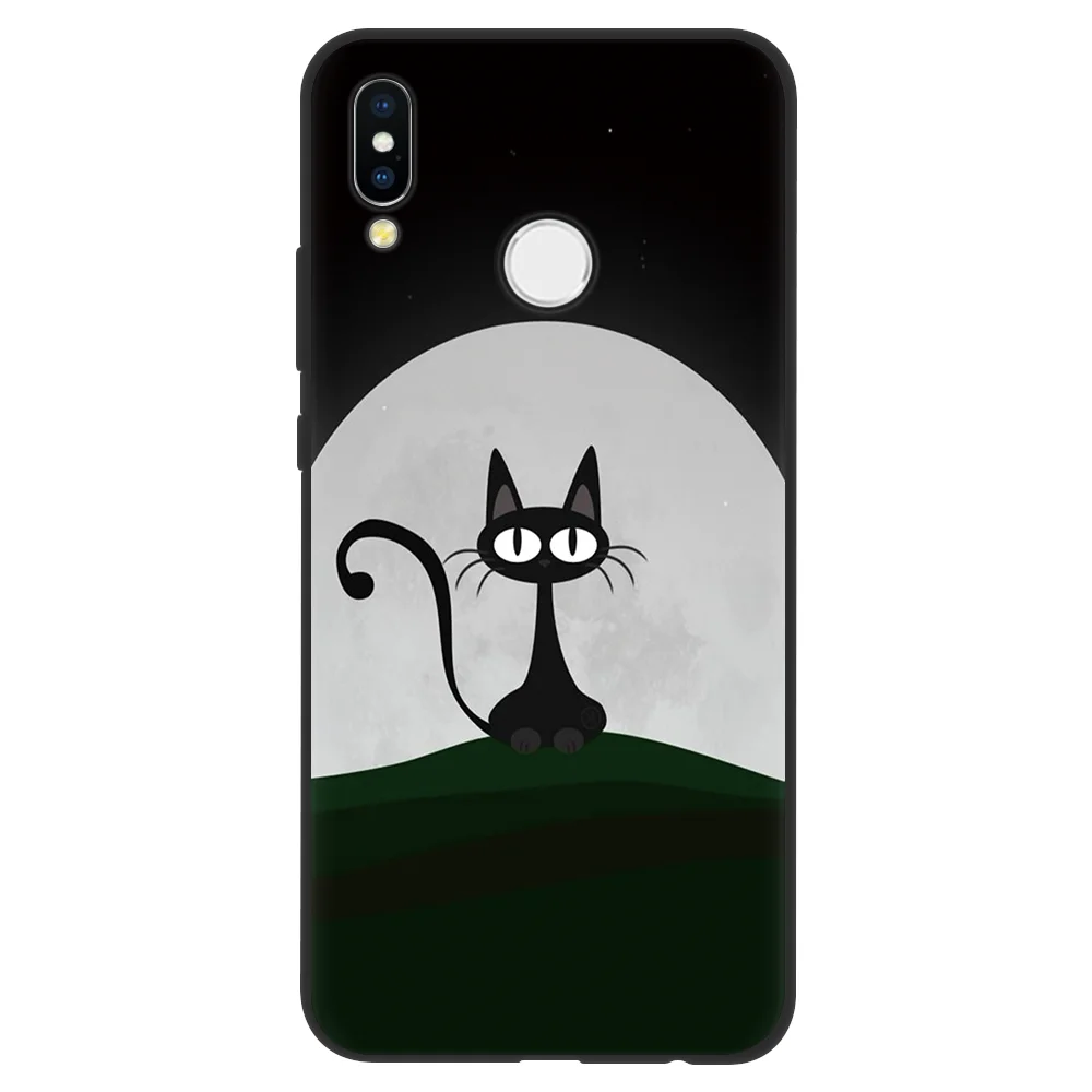 Мультфильм чехол с котом TPU чехол s для huawei P30 P20 P10 P9 P8 Коврики 20 10 Pro Lite Coque для huawei Honor 7A Pro 8X 6A 9 Lite 10 Чехол