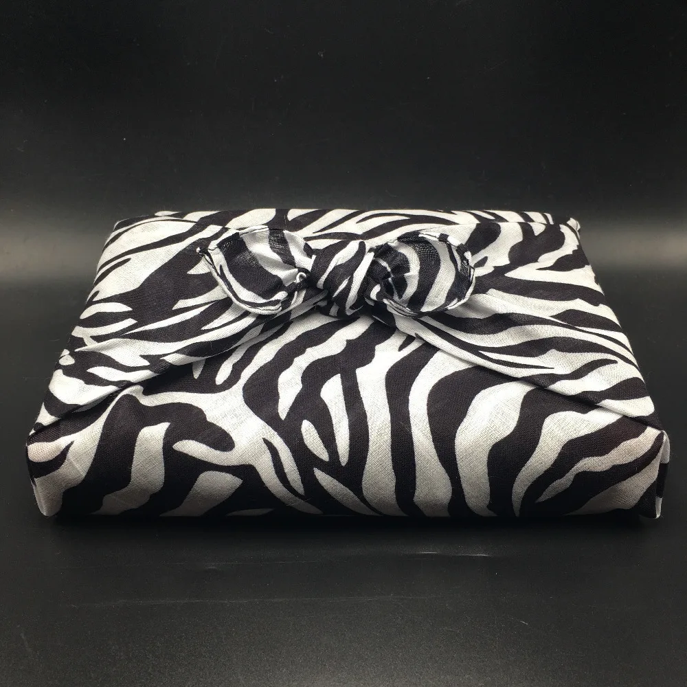 Ткань для обертывания в японском стиле Женская камуфляжная Геометрия 170119R Зебра