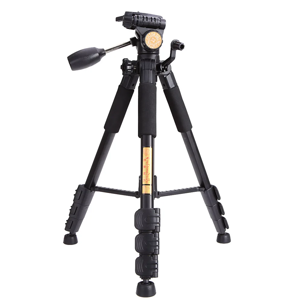 

QZSD Q111 Professional Tripod Aluminum alloy Camera Tripod with Q08 Rocker Arm Ball Head for Canon Nikon Sony Cameras