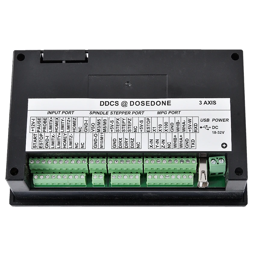

DDCSV2.1 500KHz CNC 3-Axis Engraving Machine Controller Motion Control System G Code Stepper Motor Driver