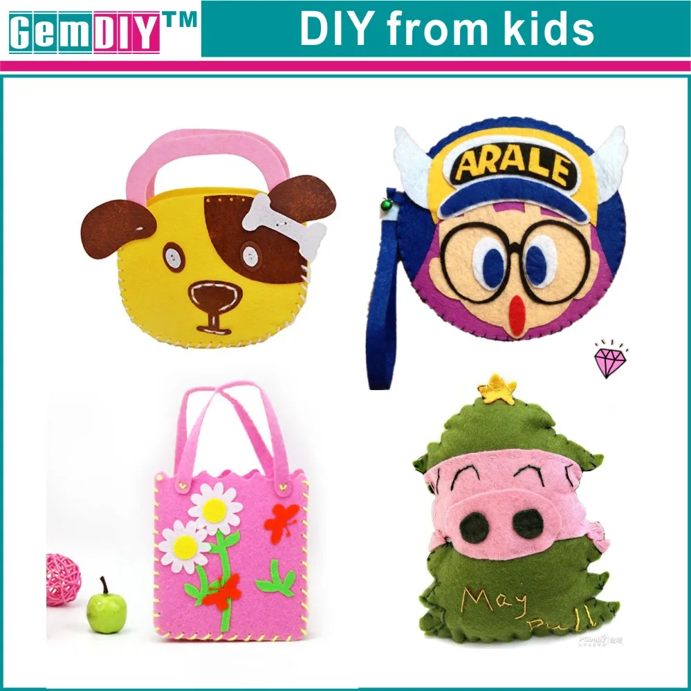 

10pcs 2mmx15cmx20cm Non Woven Felt Fabric Polyester Cloth Felts Of Home Decoration Pattern Bundle For Sewing Dolls Crafts