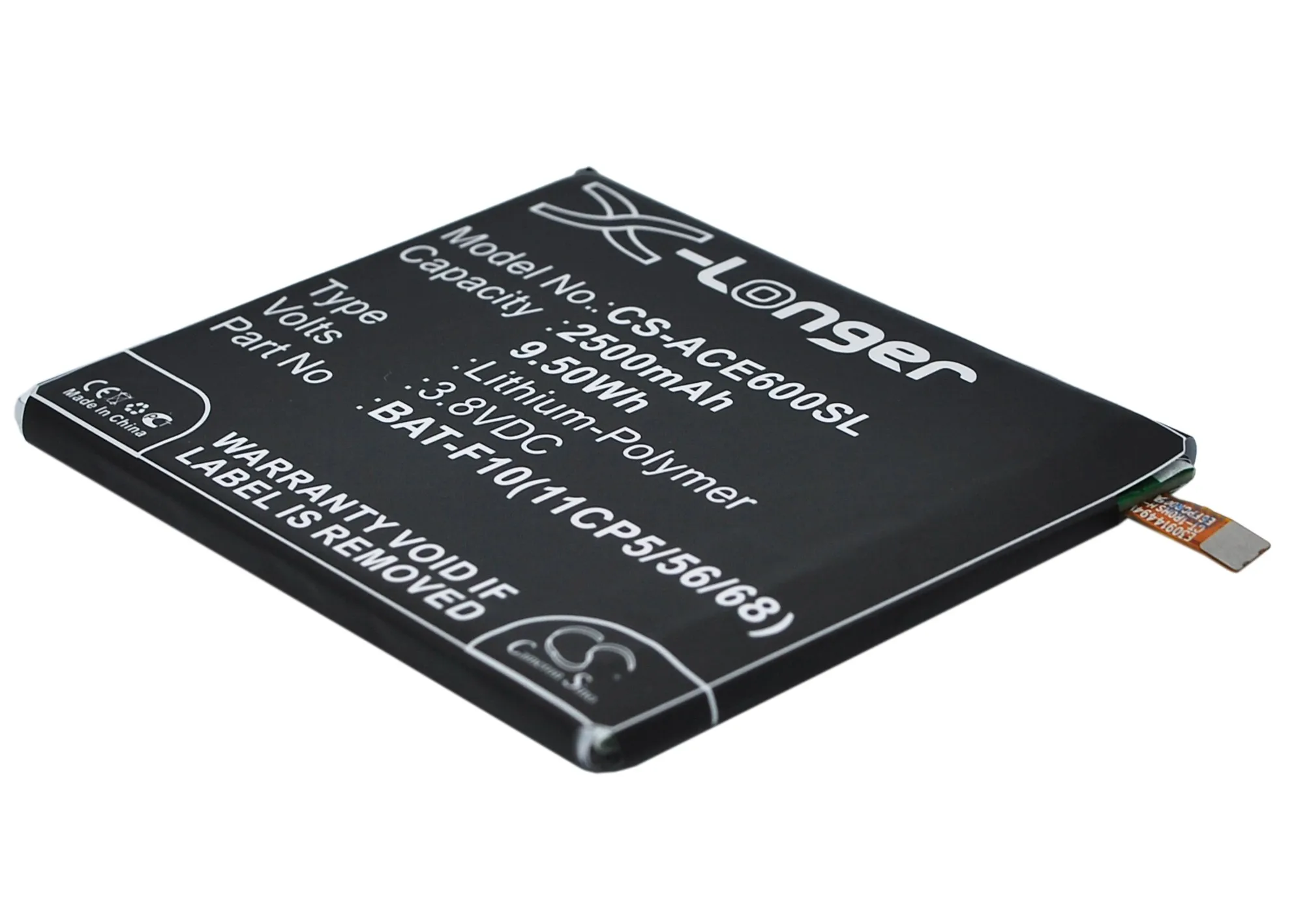 Cameron Sino Высококачественный аккумулятор BAT-F10 (11CP5/56/68) KT.0010S. 012 для Acer Liquid E600 |